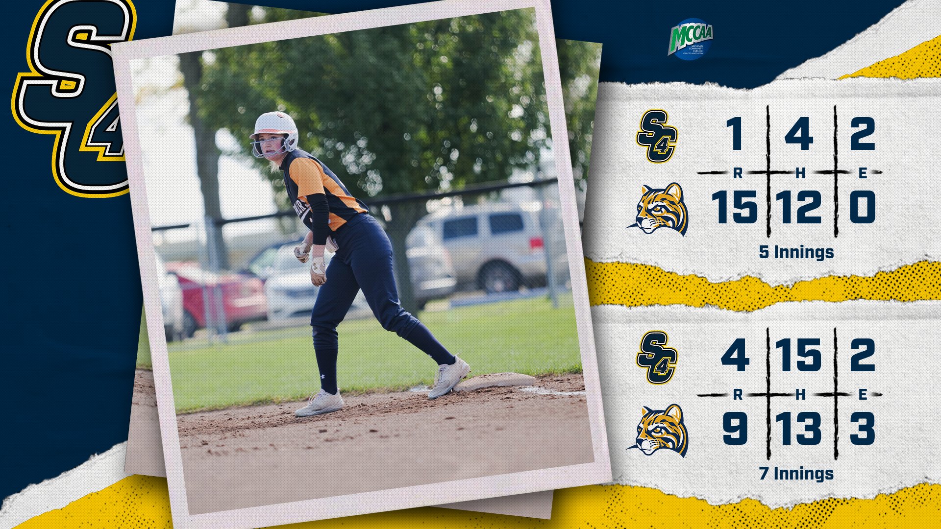 Softball: Sweep Drops SC4 Into 4th Place in the Confernence