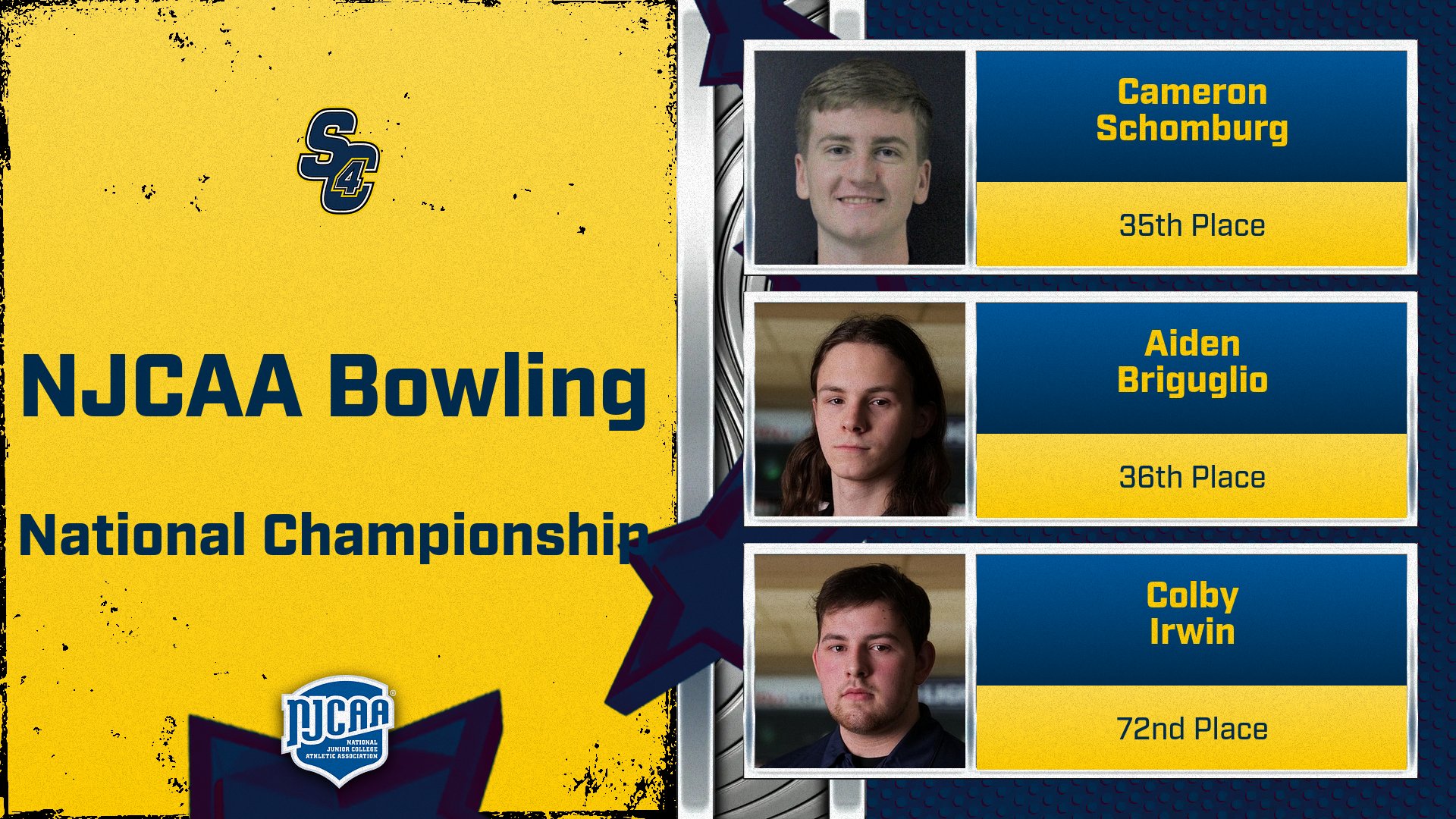 Men's Bowling: SC4 Ends the Season at the National Championship
