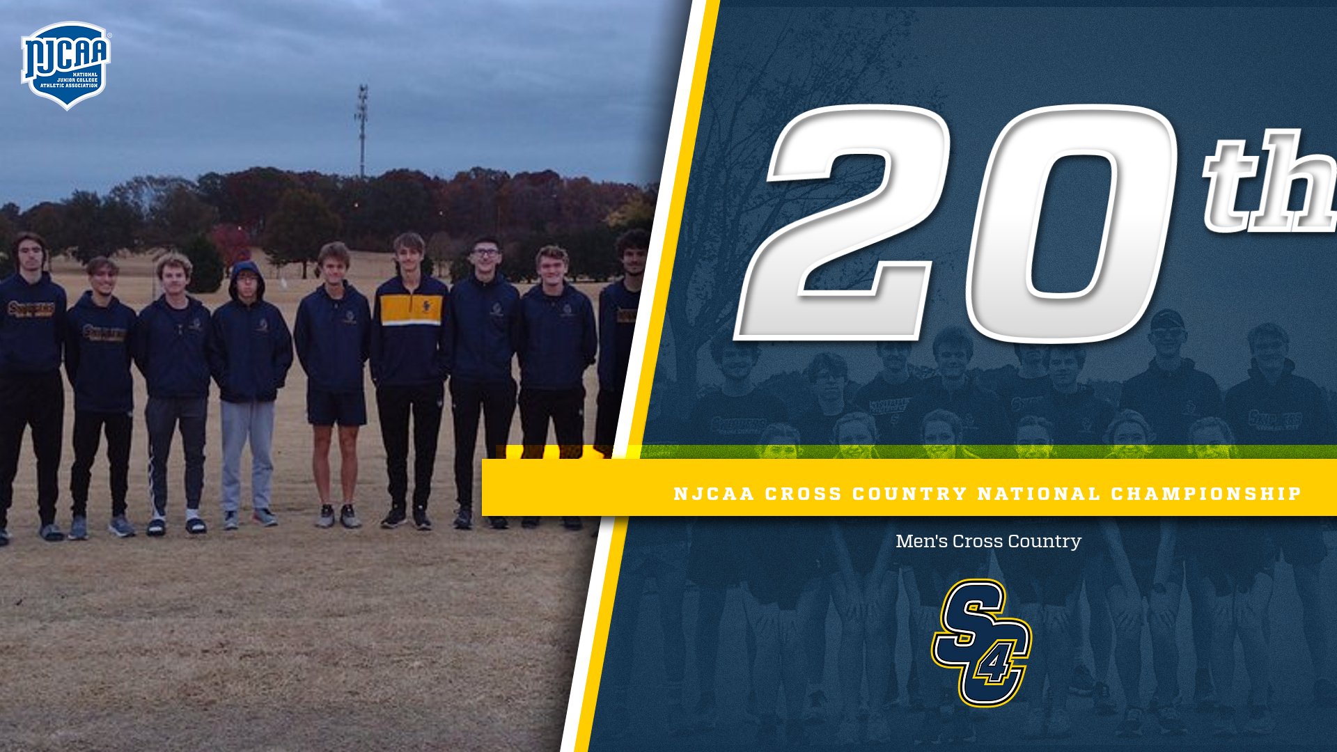 Men's Cross Country Finishes 20th at National Championship